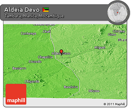 Political Panoramic Map of Aldeia Devo