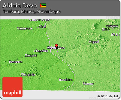 Political Panoramic Map of Aldeia Devo