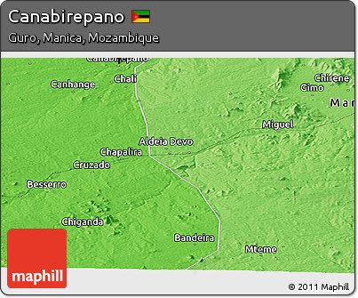 Political Panoramic Map of Canabirepano