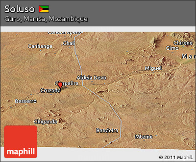 Satellite Panoramic Map of Soluso