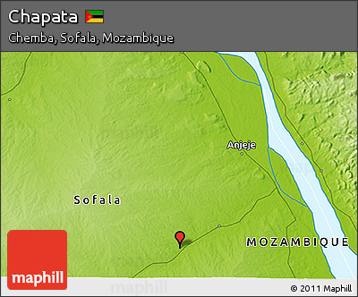 Physical 3D Map of Chapata