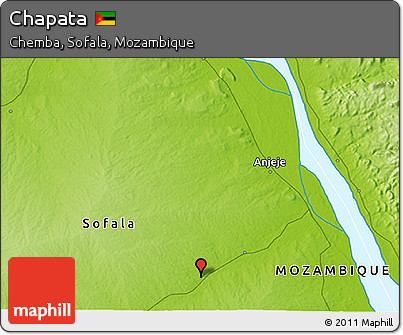 Physical 3D Map of Chapata