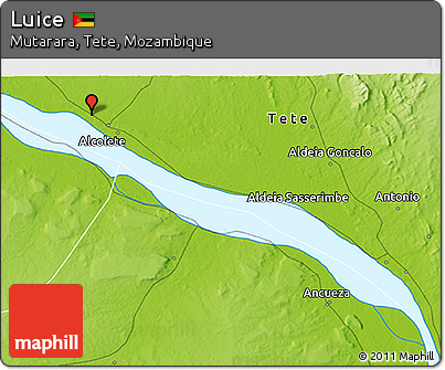 Physical 3D Map of Luice
