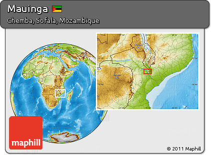Physical Location Map of Mauinga