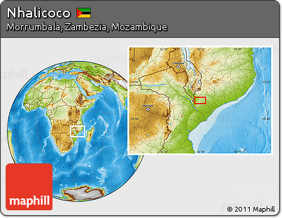 Physical Location Map of Nhalicoco