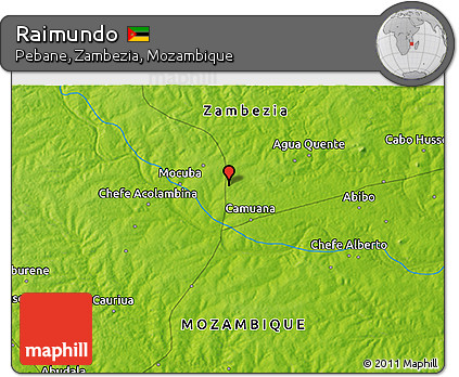 Physical 3D Map of Raimundo