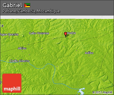 Physical 3D Map of Gabriel