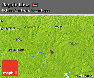 Physical 3D Map of Régulo Lima