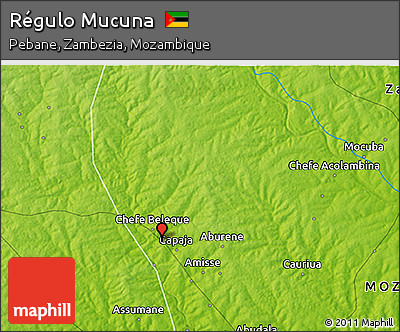 Physical 3D Map of Régulo Mucuna