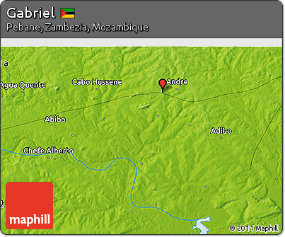Physical 3D Map of Gabriel