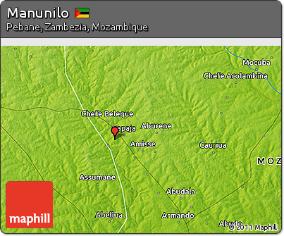Physical 3D Map of Manunilo