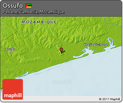 Physical 3D Map of Ossufo