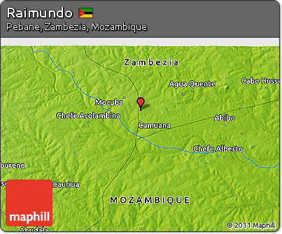 Physical 3D Map of Raimundo