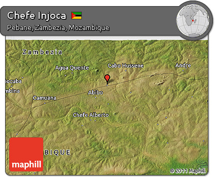 Satellite 3D Map of Chefe Injoca