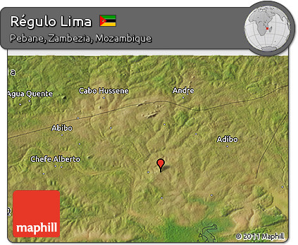 Satellite 3D Map of Régulo Lima