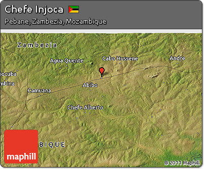 Satellite 3D Map of Chefe Injoca
