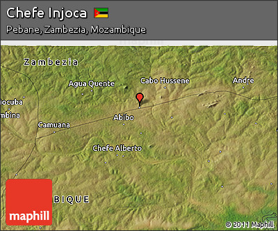 Satellite 3D Map of Chefe Injoca