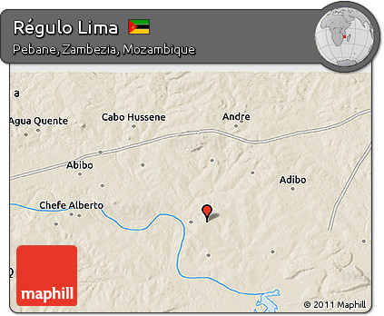 Shaded Relief 3D Map of Régulo Lima