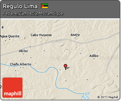 Shaded Relief 3D Map of Régulo Lima