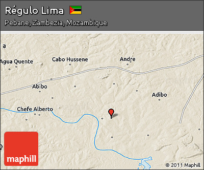 Shaded Relief 3D Map of Régulo Lima