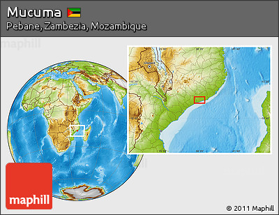 Physical Location Map of Mucuma