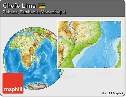 Physical Location Map of Chefe Lima