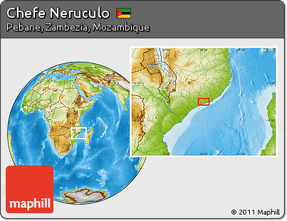 Physical Location Map of Chefe Neruculo