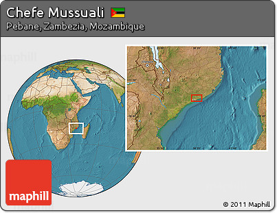 Satellite Location Map of Chefe Mussuali