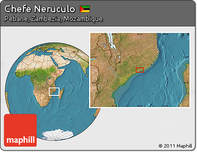Satellite Location Map of Chefe Neruculo