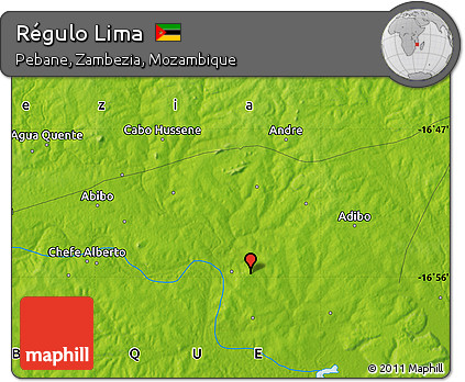 Physical Map of Régulo Lima