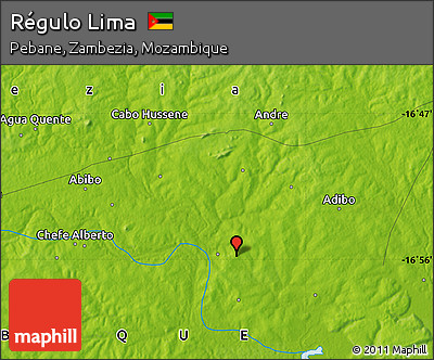 Physical Map of Régulo Lima