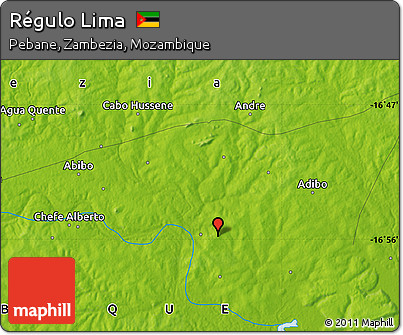 Physical Map of Régulo Lima