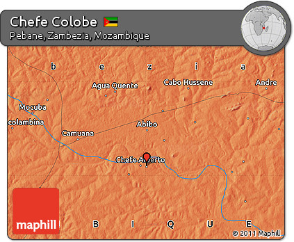 Political Map of Chefe Colobe