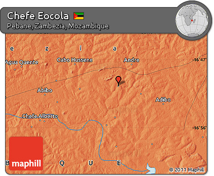 Political Map of Chefe Eocola