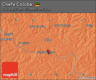 Political Map of Chefe Colobe