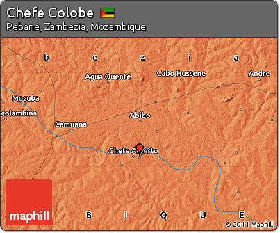 Political Map of Chefe Colobe