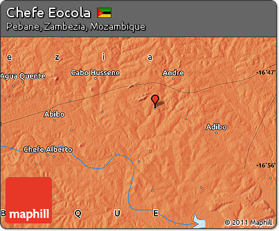 Political Map of Chefe Eocola