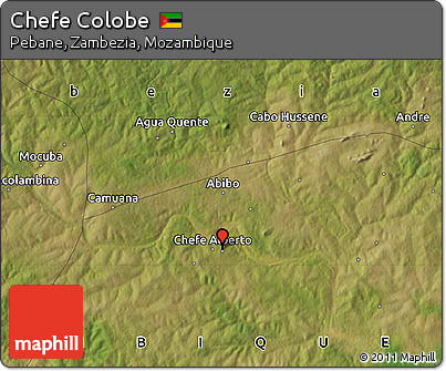 Satellite Map of Chefe Colobe