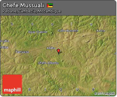 Satellite Map of Chefe Mussuali