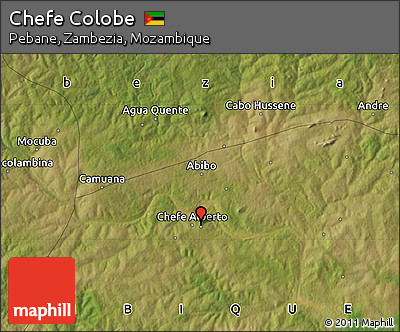 Satellite Map of Chefe Colobe