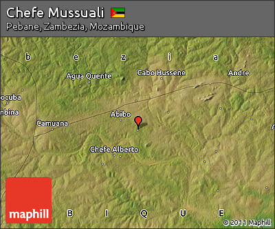 Satellite Map of Chefe Mussuali