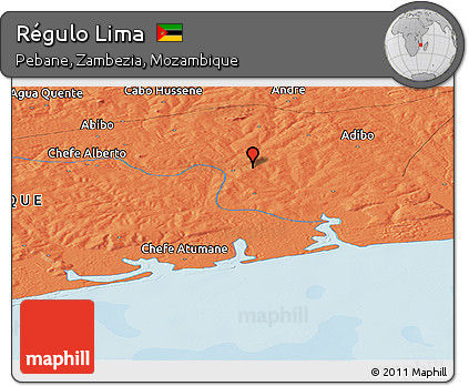 Political Panoramic Map of Régulo Lima