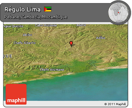 Satellite Panoramic Map of Régulo Lima