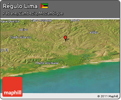 Satellite Panoramic Map of Régulo Lima
