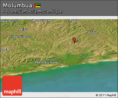 Satellite Panoramic Map of Molumbua