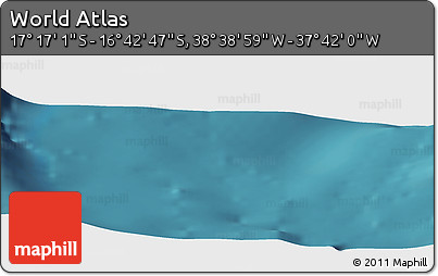 Satellite Panoramic Map of the Area around 16° 59' 54" S, 38° 10' 29" W