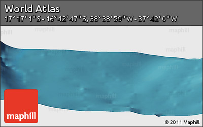 Satellite Panoramic Map of the Area around 16° 59' 54" S, 38° 10' 29" W