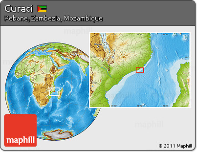Physical Location Map of Curaci