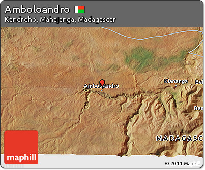 Satellite 3D Map of Amboloandro
