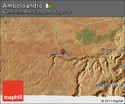 Satellite 3D Map of Amboloandro